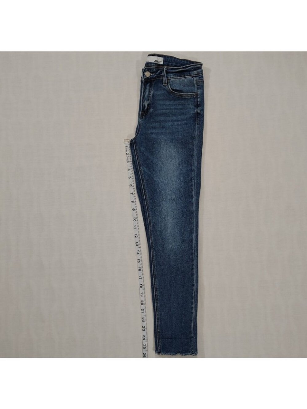 Vervet Los Angeles Skinny Jeans Womens Size 27 Mid Rise Denim Medium Wash Blue - Picture 12 of 16